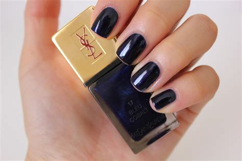 ysl cobalt blue nail polish|ysl la laque nail varnish.